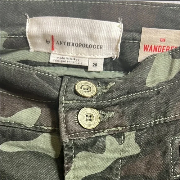 Anthropologie Green Cargo Pants with Utility Style - Picture 4 of 11